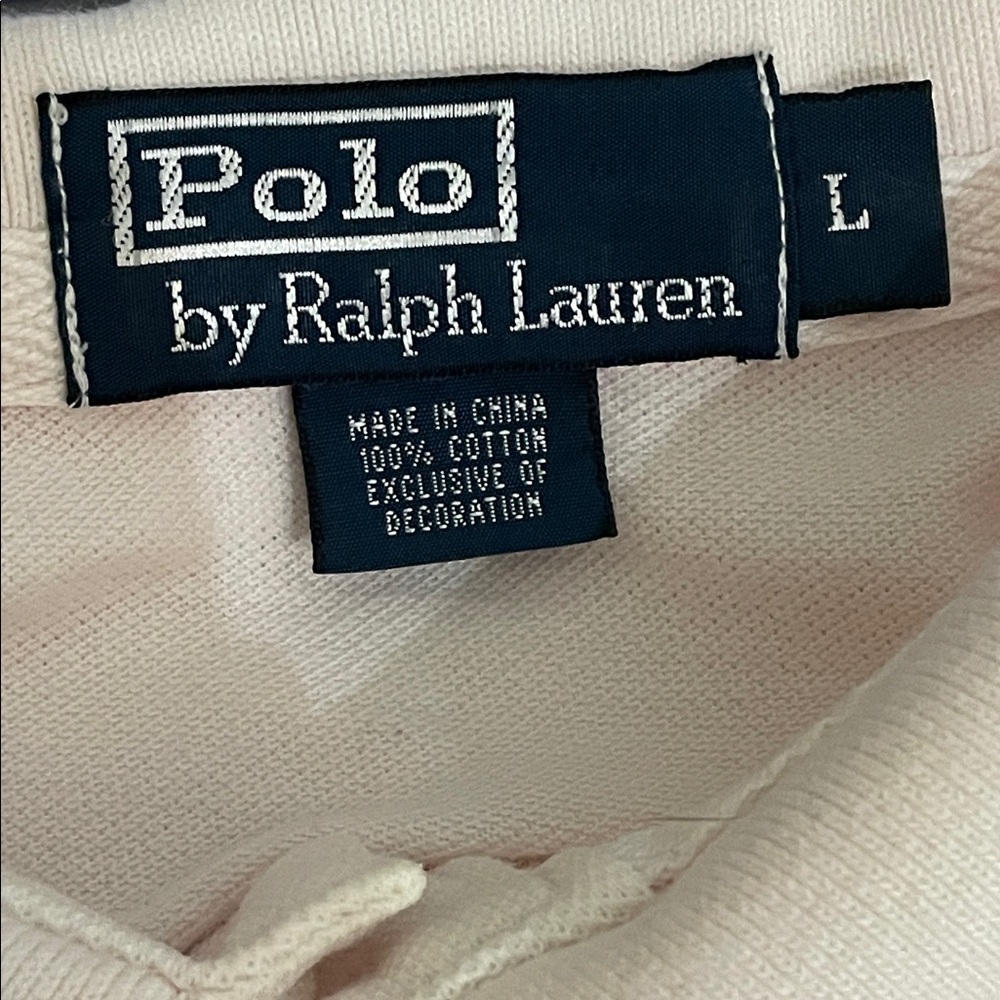 Polo Ralph Lauren Black Watch Big Pony Shirt Mens Large Pink Gold Crest Logo #2 - Picture 2 of 14
